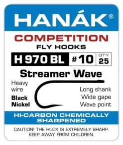 Hanak Streamer Wave H 970 BL Hooks 25 Pc -Aanbevolen Winkels Voor Visuitrusting Hanak970bl