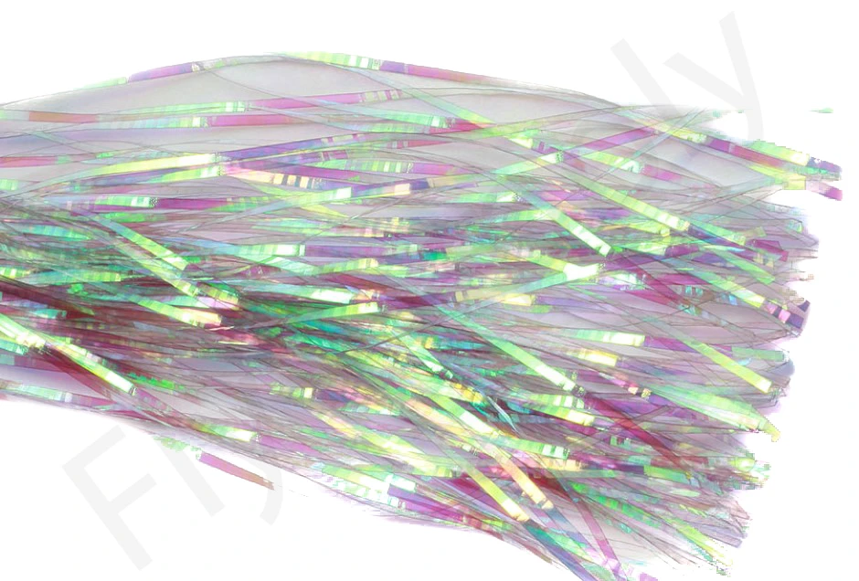 Hedron Flashabou Lateral Scale Dyed Pearl 6 Hedron Flashabou Lateral Scale Dyed Pearl - Afbeelding 4