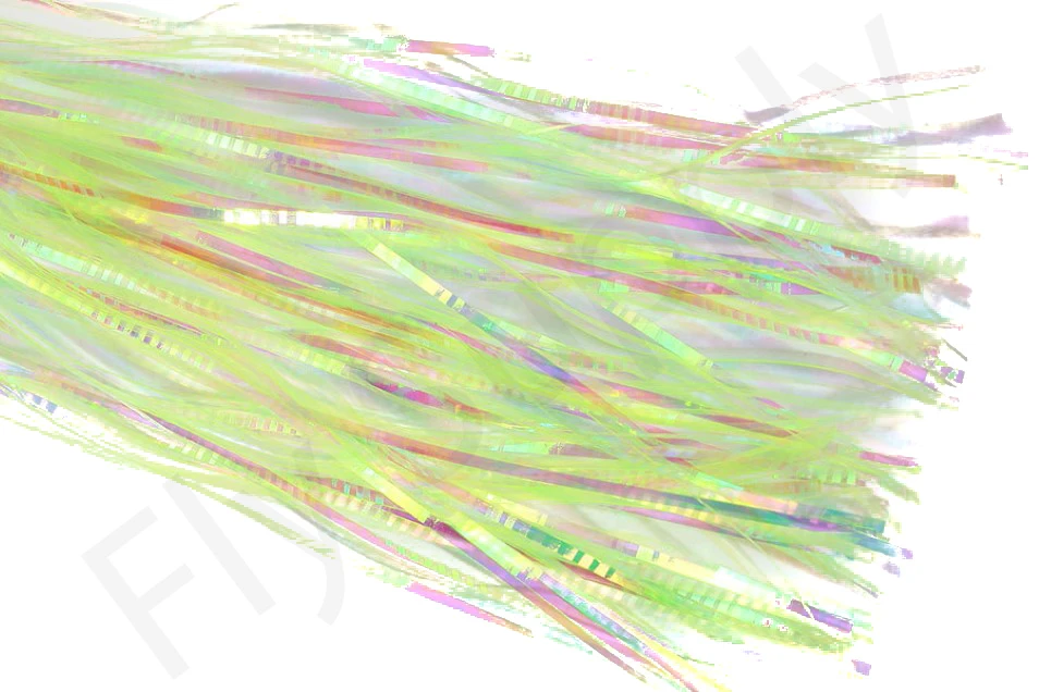 Hedron Flashabou Lateral Scale Dyed Pearl 8 Hedron Flashabou Lateral Scale Dyed Pearl - Afbeelding 6