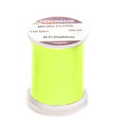 Micro Floss On Spool -Aanbevolen Winkels Voor Visuitrusting Micro Floss On Spool SMF XX chartreuse