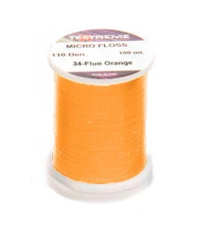 Micro Floss On Spool -Aanbevolen Winkels Voor Visuitrusting Micro Floss On Spool SMF XX fluo orange