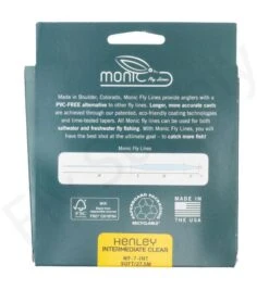 Monic Henley Intermediate Clear Fly Line -Aanbevolen Winkels Voor Visuitrusting Monic Henley Intermediate Clear Fly Line NFD338 XXX henley intermediate clear saltwater achterkant