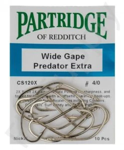 Partridge Wide Gape Predator Extra Hooks -Aanbevolen Winkels Voor Visuitrusting Partridge Wide Gape Predator Extra Hooks PART CS120X XX dsc02260 bewerkt wm