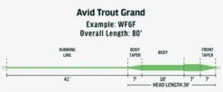 RIO AVID Trout Grand Fly Line -Aanbevolen Winkels Voor Visuitrusting RIO AVID Trout Grand Fly Line 12 9699 XX avidgrand1