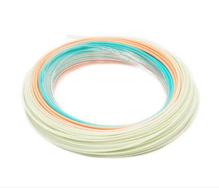 RIO Elite Flats Pro Floating/Intermediate Stealth Tip Fly Line Clear/Aqua/Orange/Light Sand 4 RIO Elite Flats Pro Floating/Intermediate Stealth Tip Fly Line Clear/Aqua/Orange/Light Sand - Afbeelding 2