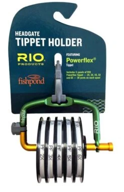 RIO Headgate Tippet Holder With 5pc Powerflex Tippet -Aanbevolen Winkels Voor Visuitrusting RIO Headgate Tippet Holder with 5pc Powerflex Tippet 12 6056 00 rio headgate tippet holder