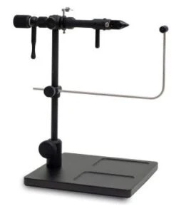 Renzetti Clouser Saltwater Traveler 2300 Vise With Pedestal Base And Hook Retainer - Black Anodized