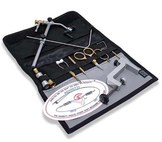 Renzetti Vise And Fly Tying Hand Tool Kit - Traveler 2000 Series C-Clamp Kit 3 Renzetti Vise And Fly Tying Hand Tool Kit - Traveler 2000 Series C-Clamp Kit