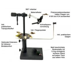 Rotary Deluxe Vise 7 Rotary Deluxe Vise -Aanbevolen Winkels Voor Visuitrusting Rotary Deluxe Vise 43 0040 00 43 0040 00 3