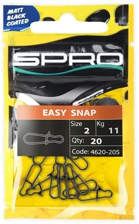 SPRO Matte Black Easy Snap 4 SPRO Matte Black Easy Snap - Afbeelding 2