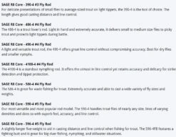 Sage R8 Core Fly Rods 35 Sage R8 Core Fly Rods -Aanbevolen Winkels Voor Visuitrusting Sage R8 Core Fly Rods 03 1600 XX size chart 1