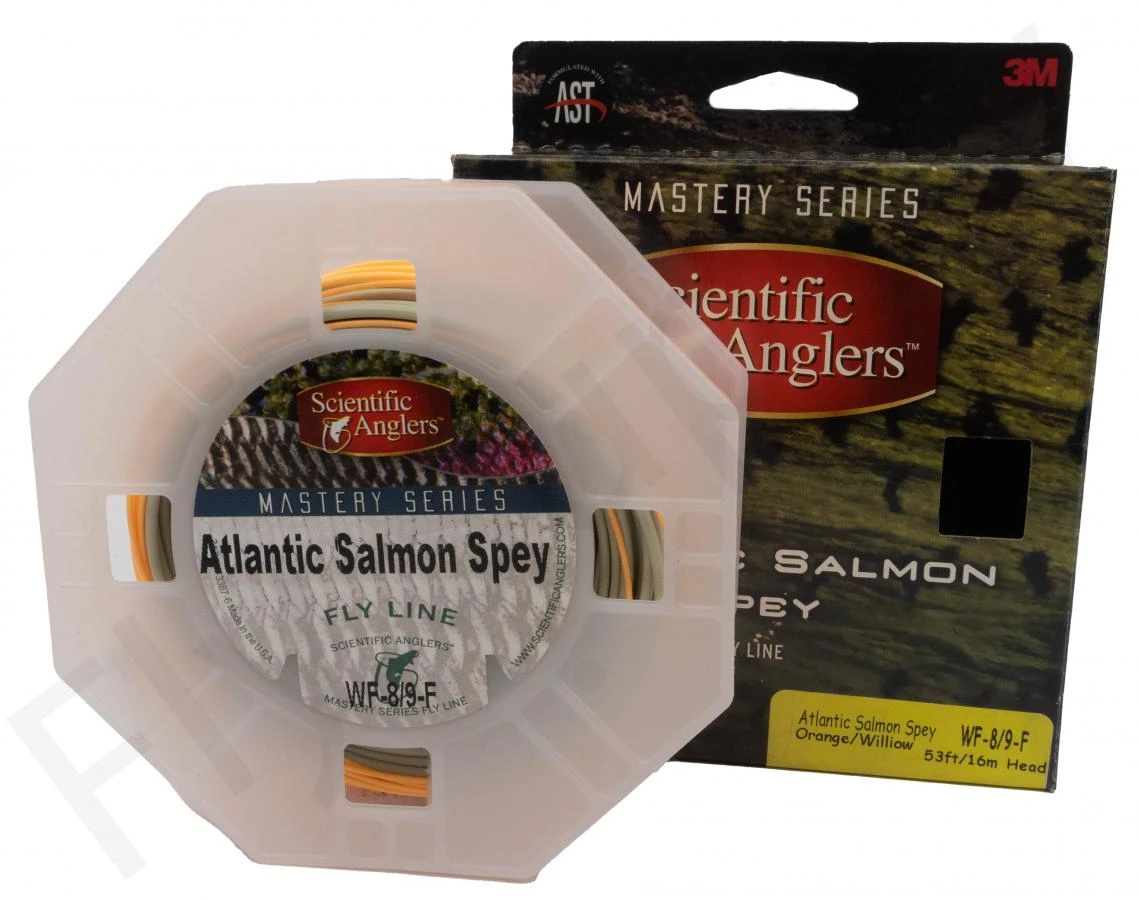 Scientific Anglers Mastery Atlantic Salmon Spey Orange/Willow Floating 3 Scientific Anglers Mastery Atlantic Salmon Spey Orange/Willow Floating