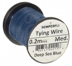 Semperfli 0.2mm Wire On Spool -Aanbevolen Winkels Voor Visuitrusting Semperfli 02mm Wire On Spool UT02WIRE XXX deap sea blue