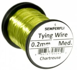Semperfli 0.2mm Wire On Spool -Aanbevolen Winkels Voor Visuitrusting Semperfli 02mm Wire On Spool UT02WIRE XXX lurewire chartreuse