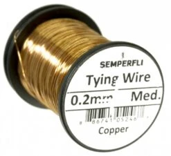 Semperfli 0.2mm Wire On Spool -Aanbevolen Winkels Voor Visuitrusting Semperfli 02mm Wire On Spool UT02WIRE XXX lurewire copper