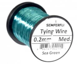 Semperfli 0.2mm Wire On Spool -Aanbevolen Winkels Voor Visuitrusting Semperfli 02mm Wire On Spool UT02WIRE XXX lurewire sea green