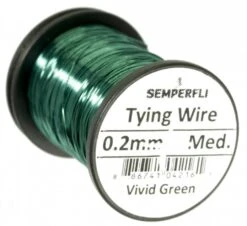 Semperfli 0.2mm Wire On Spool -Aanbevolen Winkels Voor Visuitrusting Semperfli 02mm Wire On Spool UT02WIRE XXX lurewire vivid green