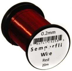 Semperfli 0.2mm Wire On Spool -Aanbevolen Winkels Voor Visuitrusting Semperfli 02mm Wire On Spool UT02WIRE XXX wire red new label