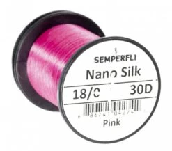Semperfli Nano Silk 18/0 Ultra 30 Denier -Aanbevolen Winkels Voor Visuitrusting Semperfli Nano Silk 180 Ultra 30 Denier SEMP NS18 X 30d pink