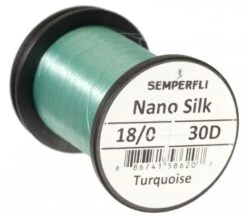 Semperfli Nano Silk 18/0 Ultra 30 Denier -Aanbevolen Winkels Voor Visuitrusting Semperfli Nano Silk 180 Ultra 30 Denier SEMP NS18 X 30d turquiose