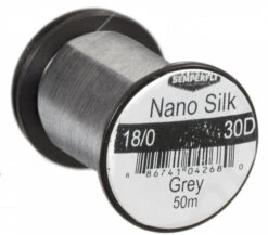 Semperfli Nano Silk 18/0 Ultra 30 Denier -Aanbevolen Winkels Voor Visuitrusting Semperfli Nano Silk 180 Ultra 30 Denier SEMP NS18 X grey 2