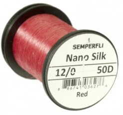 Semperfli Nano Silk 50 Denier 12/0 -Aanbevolen Winkels Voor Visuitrusting Semperfli Nano Silk 50 Denier 120 SEMP NS12 X 50d red