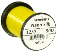 Semperfli Nano Silk 50 Denier 12/0 -Aanbevolen Winkels Voor Visuitrusting Semperfli Nano Silk 50 Denier 120 SEMP NS12 X 50d yellow