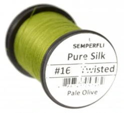 Semperfli Pure Silk Thread 23 Semperfli Pure Silk Thread -Aanbevolen Winkels Voor Visuitrusting Semperfli Pure Silk Thread PURESILK X silk pale olive no 16