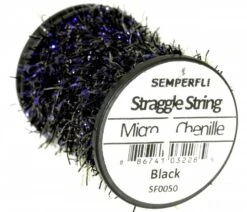 Semperfli Straggle String Micro UV Chenille Spools 23 Semperfli Straggle String Micro UV Chenille Spools -Aanbevolen Winkels Voor Visuitrusting Semperfli Straggle String Micro UV Chenille Spools FSTYING SSSCSP ss sf0050 black