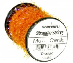 Semperfli Straggle String Micro UV Chenille Spools 25 Semperfli Straggle String Micro UV Chenille Spools -Aanbevolen Winkels Voor Visuitrusting Semperfli Straggle String Micro UV Chenille Spools FSTYING SSSCSP ss sf4450 orange