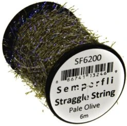 Semperfli Straggle String Micro UV Chenille Spools 35 Semperfli Straggle String Micro UV Chenille Spools -Aanbevolen Winkels Voor Visuitrusting Semperfli Straggle String Micro UV Chenille Spools FSTYING SSSCSP straggle string pale olive new label
