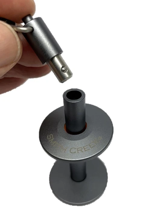 Smith Creek Tippet Holder Metallic Grey 4 Smith Creek Tippet Holder Metallic Grey - Afbeelding 2