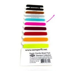 Semperfli Suede Chenille Standard 10 Colors Multi Card