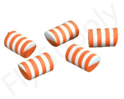 Sybai Simple Popper 14mm Duo Tone 5pc -Aanbevolen Winkels Voor Visuitrusting Sybai Simple Popper 14mm Duo Tone 5pc SYBAI SPDT X popper white orange wm