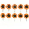 Funky Tab Eyes Orange/Yellow 10pc 2 Funky Tab Eyes Orange/Yellow 10pc -Aanbevolen Winkels Voor Visuitrusting TabOrangeYellow