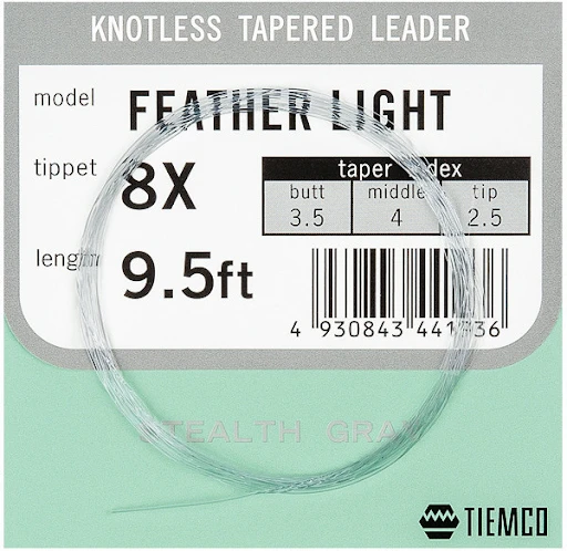 Tiemco Akron Feather Light Leader 9,5ft 3 Tiemco Akron Feather Light Leader 9,5ft