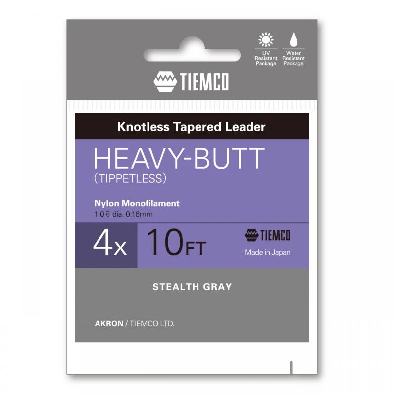 Tiemco Heavy Butt Leader 10ft - 305cm 3 Tiemco Heavy Butt Leader 10ft - 305cm