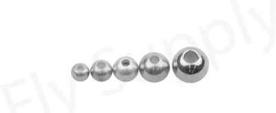 Tungsten Beads Silver 25pc 3 Tungsten Beads Silver 25pc