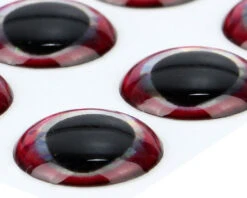 Ultra 3D Epoxy Eyes Crimson Edge 20pc