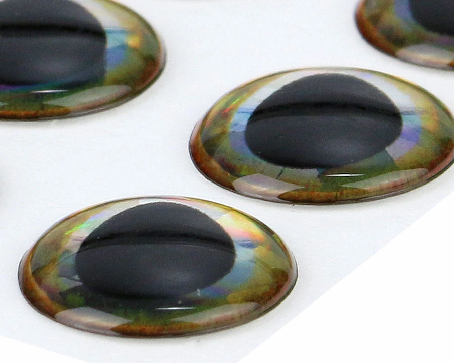 Ultra 3D Epoxy Eyes Gold Edge 20pc 3 Ultra 3D Epoxy Eyes Gold Edge 20pc