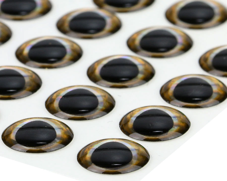 Ultra 3D Epoxy Eyes Gold Edge 20pc 4 Ultra 3D Epoxy Eyes Gold Edge 20pc - Afbeelding 2