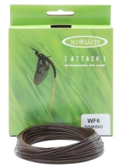 Vision Attack Sink 3 Inch Per Sec Fly Line