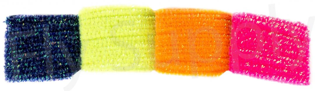 Variegated Tinsel Chenille 3 Variegated Tinsel Chenille