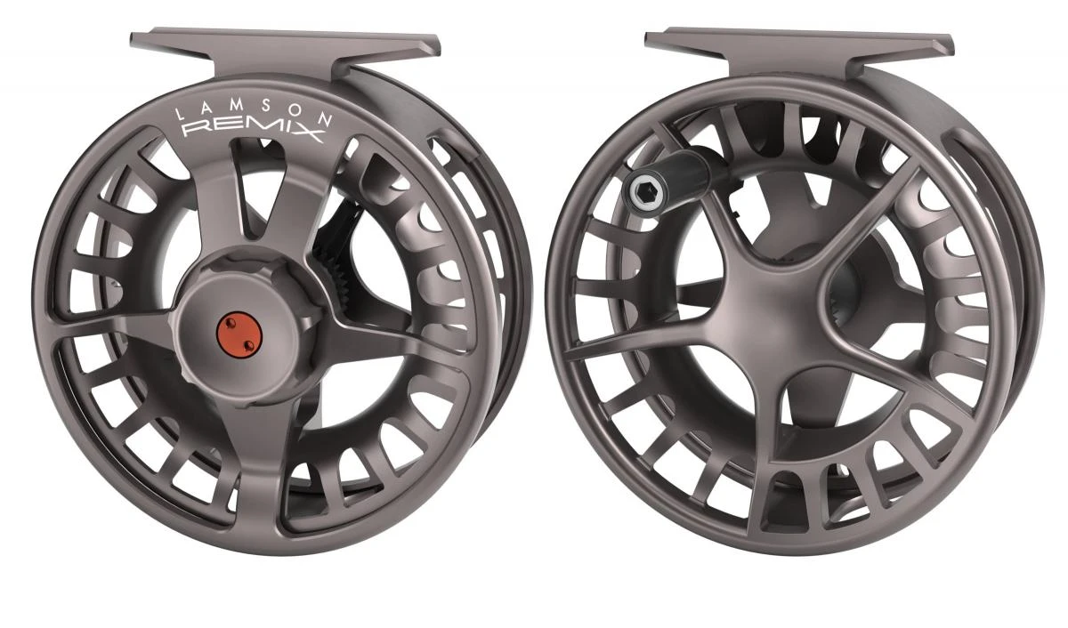 Waterworks Lamson Remix Smoke Fly Reel 4 Waterworks Lamson Remix Smoke Fly Reel - Afbeelding 2