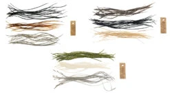 Whiting Dry Fly Saddle Feather Pack 60pc Mix Set With Hackle Gauge