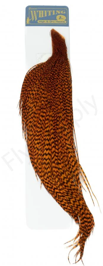 Whiting High & Dry Hackle 1/2 Cape 4 Whiting High & Dry Hackle 1/2 Cape - Afbeelding 2