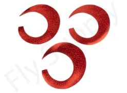 Wiggle Tails Jumbo Slim 3pc Original Pacchiarini's -Aanbevolen Winkels Voor Visuitrusting Wiggle Tails Jumbo Slim 3pc Original Pacchiarinis FSTYING WTJS X 10. holographic red
