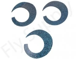 Wiggle Tails Jumbo Slim 3pc Original Pacchiarini's -Aanbevolen Winkels Voor Visuitrusting Wiggle Tails Jumbo Slim 3pc Original Pacchiarinis FSTYING WTJS X 3.holographic black