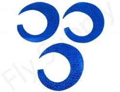 Wiggle Tails Jumbo Slim 3pc Original Pacchiarini's -Aanbevolen Winkels Voor Visuitrusting Wiggle Tails Jumbo Slim 3pc Original Pacchiarinis FSTYING WTJS X 9. holographic blue