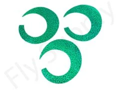 Wiggle Tails Jumbo Wide 3pc Original Pacchiarini's -Aanbevolen Winkels Voor Visuitrusting Wiggle Tails Jumbo Wide 3pc Original Pacchiarinis FSTYING WTJW X 12.holographic green